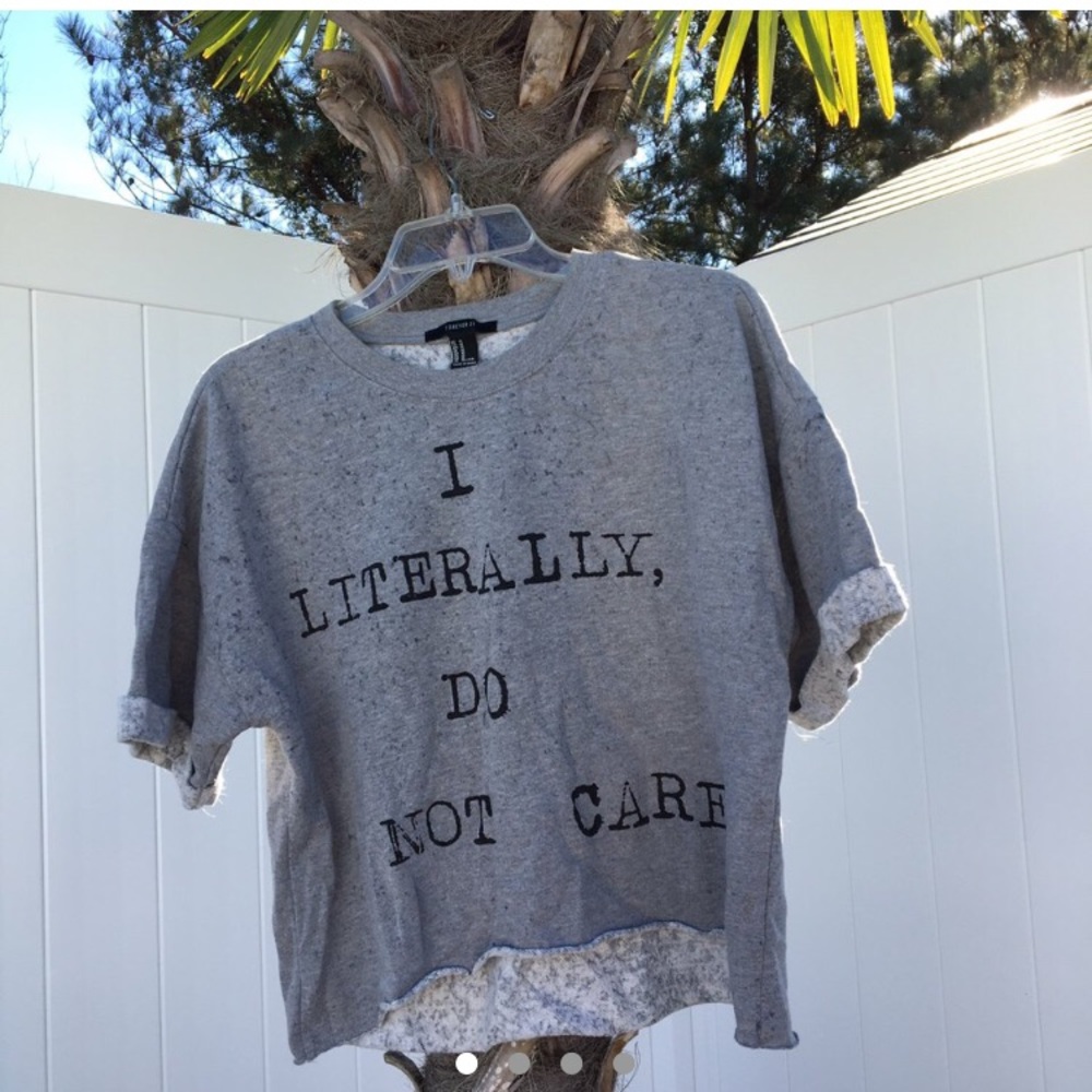 Super comfy sweat pants I dont care top Forever 21